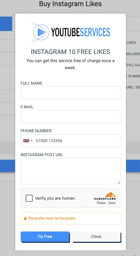 free instagram likes